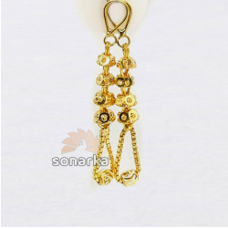 Lightweight Gold Latkan Earrings by 