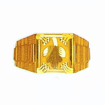 22k Gold Fancy Gents Ring Indian Design by 