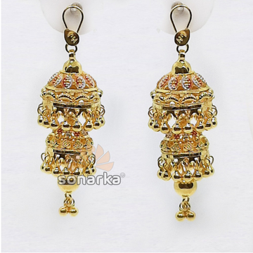 Drop dome jumar for gold earring sk - e001 by 