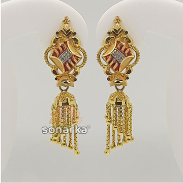 22KT Traditional Gold Latkan For Ladies by 
