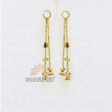 Double Line Gold Latkan for Earrings SK - E004 by 