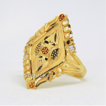 22ct 916 Yellow Gold Ladies Ring Indian by 