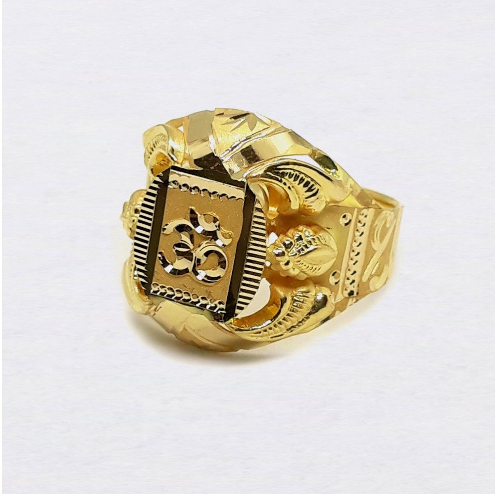 Om design nazrana gold ring