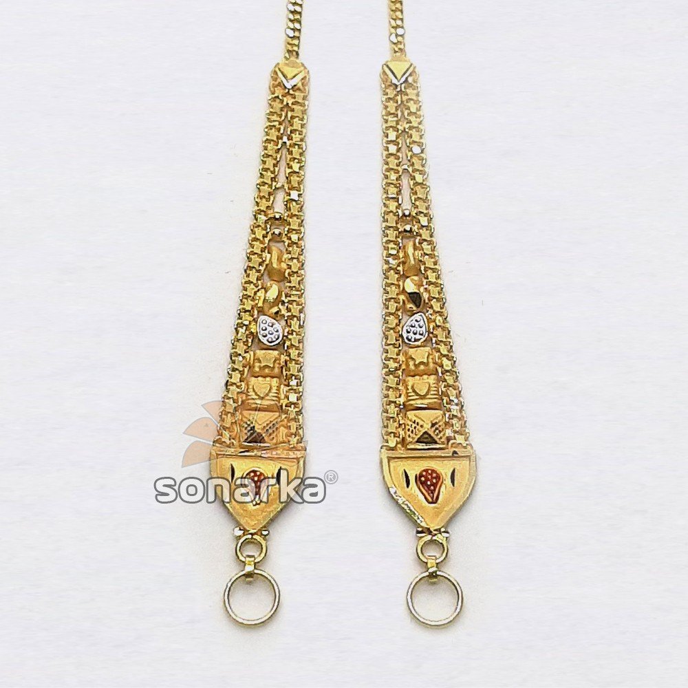 Gold Earchain  SK - K014