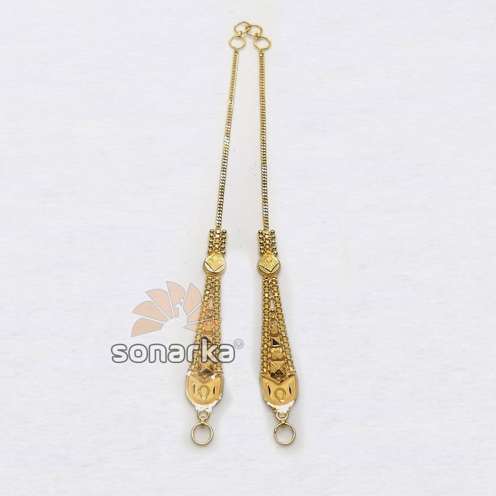 Gold Earchain SK - K039