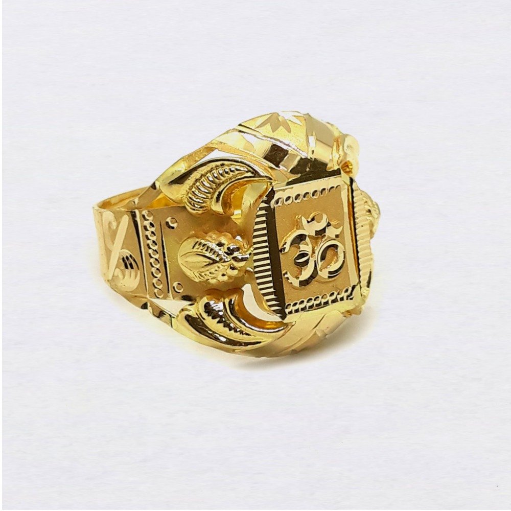 Om design nazrana gold ring