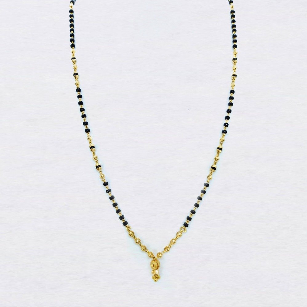 22KT Gold Mani Moti Dokiya Mangalsutra SK-M002