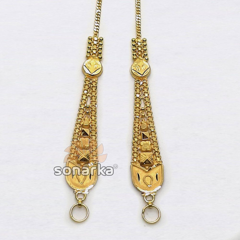 Gold Earchain SK - K039