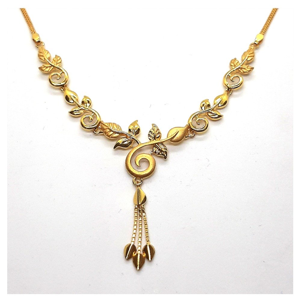 Plain Gold Necklace SK-N001